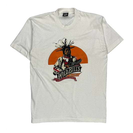 Screen Stars Graphic T-Shirt - XL White Cotton Blend