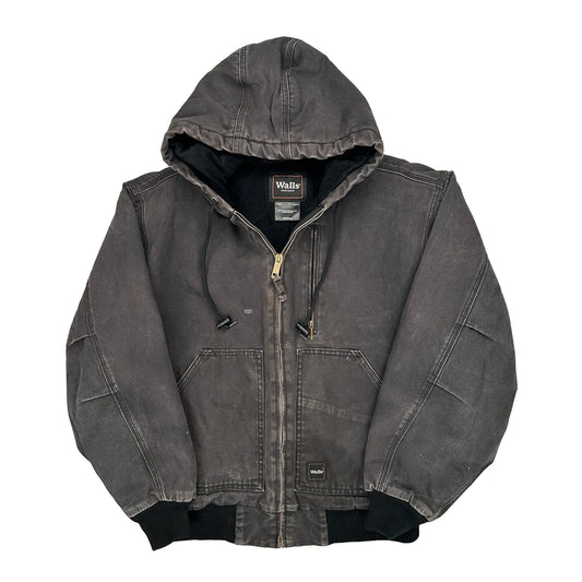 Walls Jacket - Medium Grey Cotton Blend