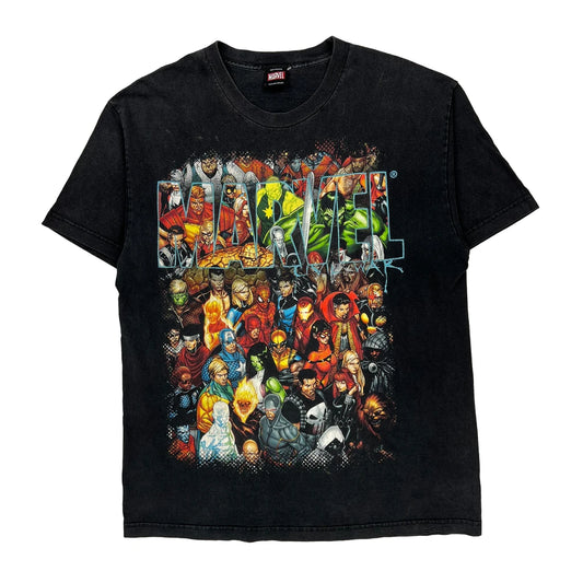 Marvel Graphic T-Shirt - XL Black Cotton