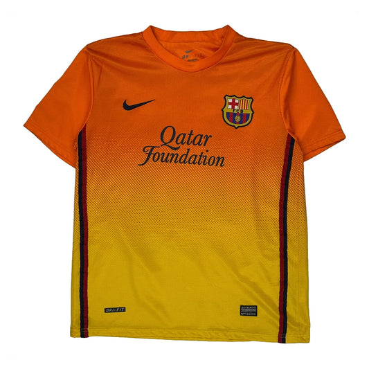 Fc Barcelona Nike 2012-13 Away Football Shirt - XL Orange Polyester