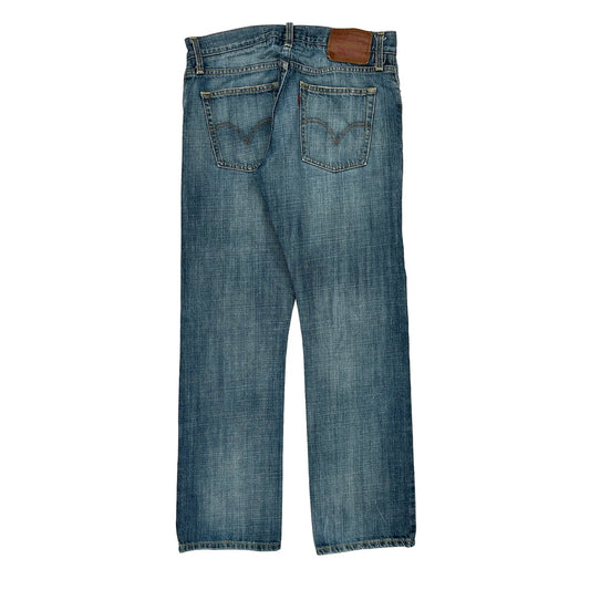 514 Levis Slim Jeans - 32W 31L Blue Cotton