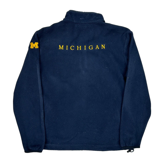 Michigan Nike College Fleece - Large Navy Polyester