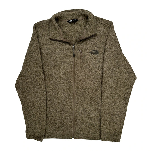 The North Face Fleece Jacket - Large Brown Polyester