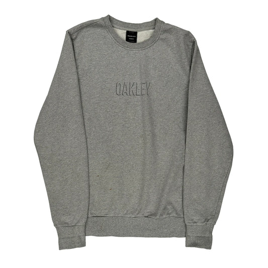 Oakley Sweatshirt - Medium Grey Cotton Blend