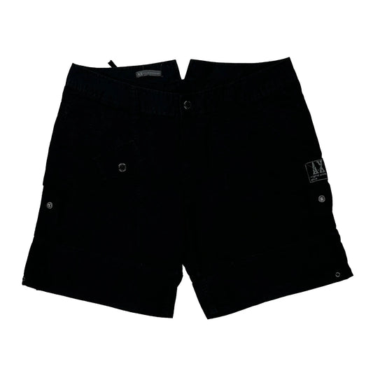 Armani Exchange Cargo Shorts - 32W 11L Black Cotton