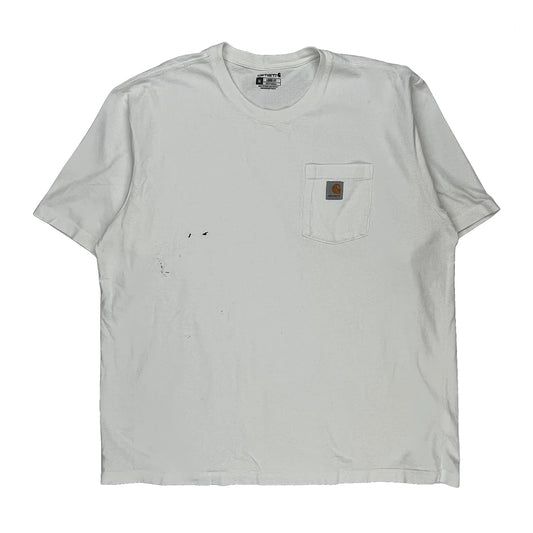 Carhartt T-Shirt - XL White Cotton