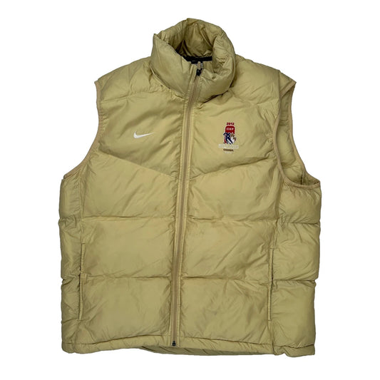 Nike Gilet - Large Beige Down