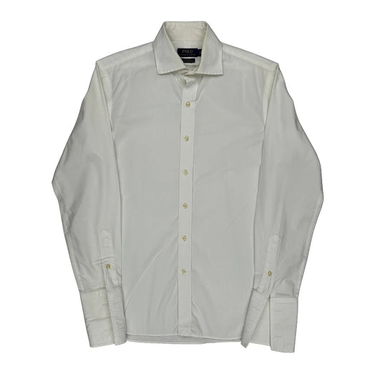 Polo By Ralph Lauren Shirt - Medium White Cotton