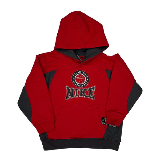 Vintage Age 5 Nike Hoodie - XS Red Cotton