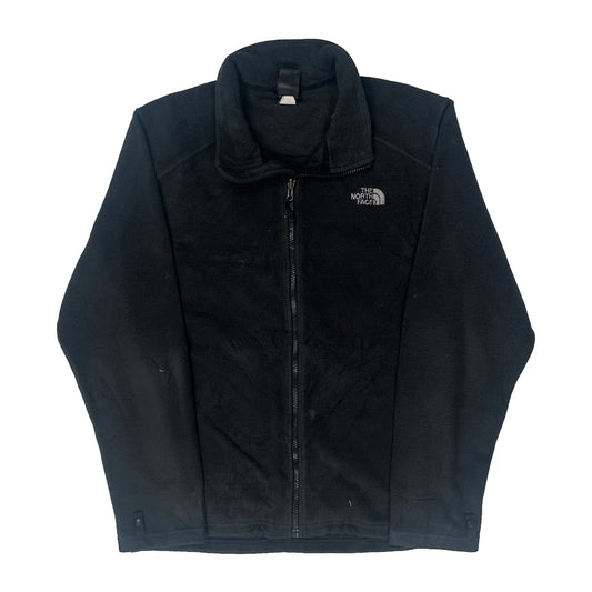 Vintage The North Face Fleece Jacket - Large Black Polyester