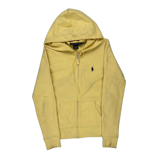 Ralph Lauren Sport Hoodie - Small Yellow Cotton
