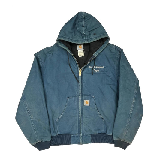 Carhartt J04 Faded Nvy Jacket - 2XL Blue Cotton