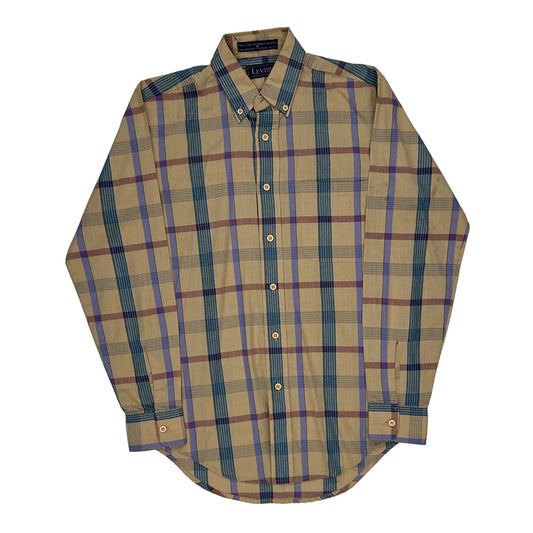 Levis Checked Shirt - Small Multicoloured Polyester Blend