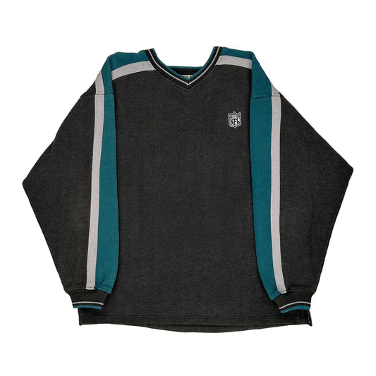 Nfl Sweatshirt - Large Black Polyester Blend