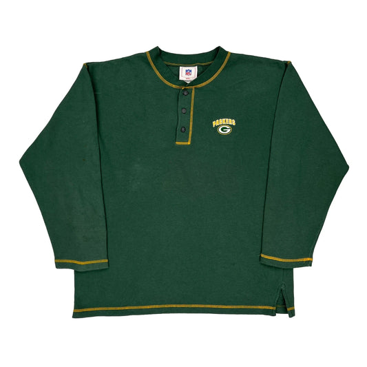 Green Bay Packers Nfl Sweatshirt - Large Green Polyester Blend