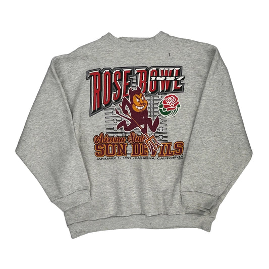 Arizona State Sun Devils Logo 7 Sweatshirt - 2XL Grey Cotton