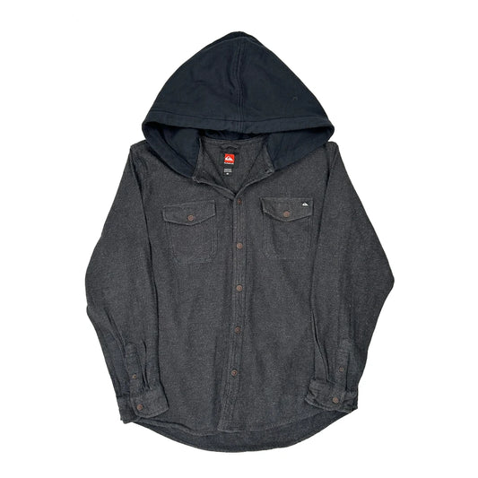 Vintage Quiksilver Shirt - Medium Grey Cotton