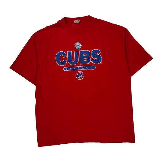 Chicago Cubs Lee Sport Mlb T-Shirt - 2XL Red Cotton