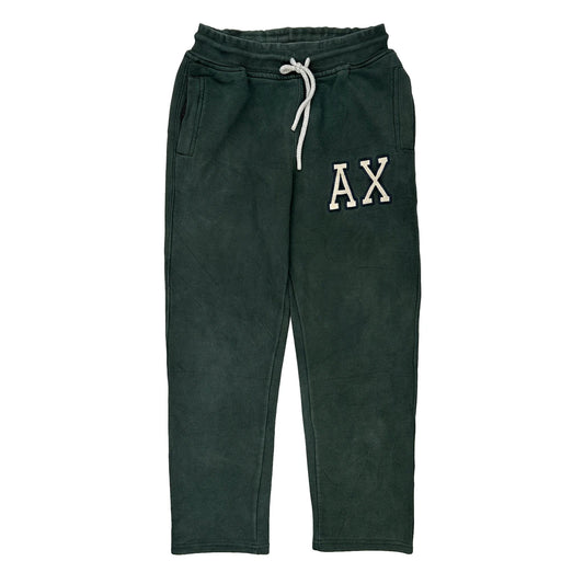 Armani Exchange Joggers - Large Green Cotton