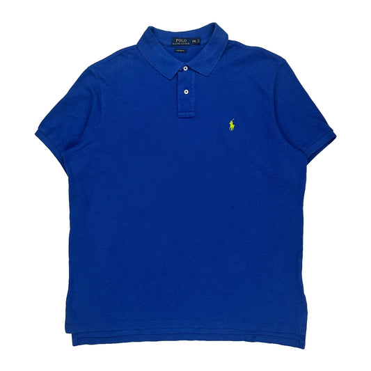 Polo By Ralph Lauren Polo Shirt - 2XL Blue Cotton