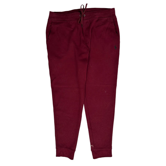 Polo By Ralph Lauren Joggers - Large Burgundy Cotton