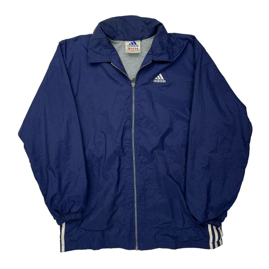 Adidas Windbreaker - Medium Blue Polyester