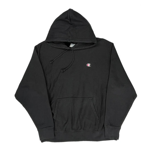 Reverse Weave Champion Hoodie - XL Black Cotton