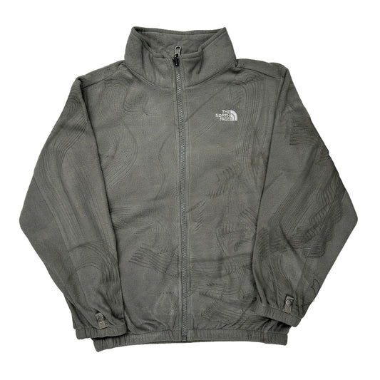 Age 10-12 The North Face Fleece Jacket - Medium Grey Polyester
