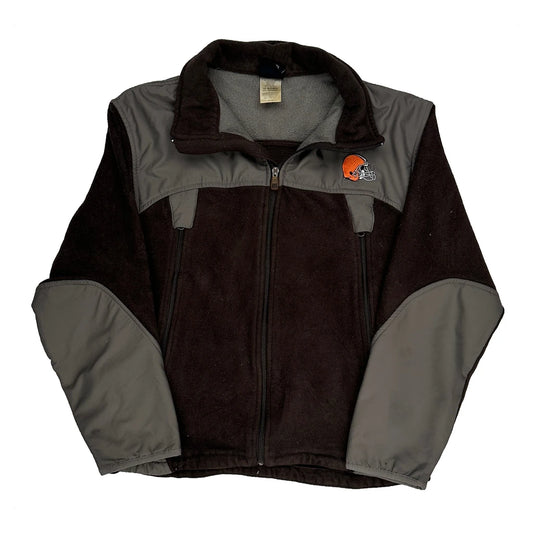 Cleveland Browns Nfl Football Fleece - Medium Brown Polyester