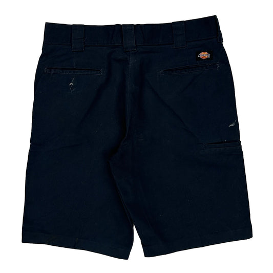 Dickies Shorts - 34W 11L Navy Polyester Blend