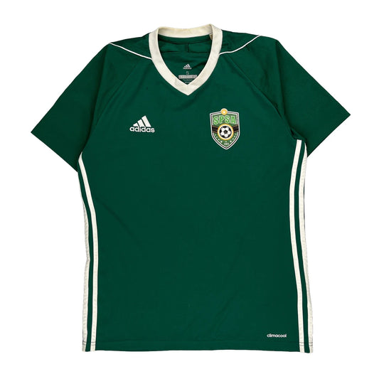 Spsa Adidas Football Football Shirt - Small White Polyester