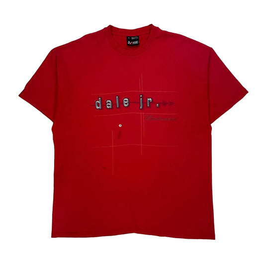 Dale Jr. Chase Authentics Nascar T-Shirt - XL Red Cotton