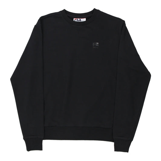Vintage black Fila Sweatshirt - mens small