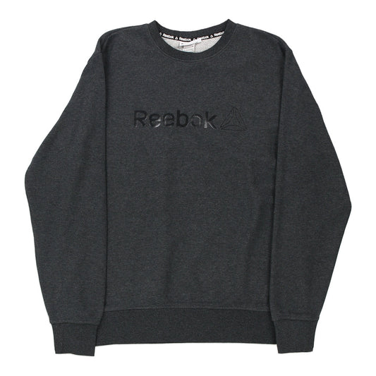 Vintage grey Reebok Sweatshirt - mens medium