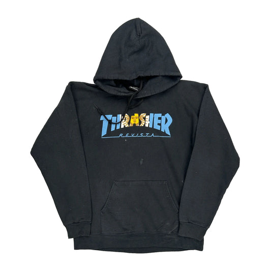 Revista Thrasher Graphic Hoodie - Small Black Cotton