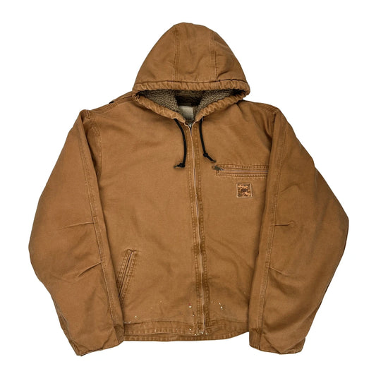 Unbranded Jacket - 2XL Brown Cotton