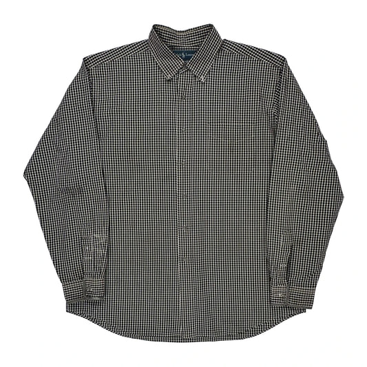 Ralph Lauren Checked Shirt - XL Black & White Cotton
