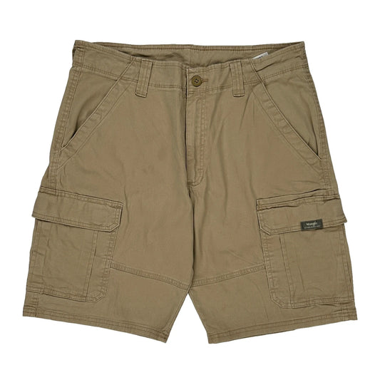 Wrangler Cargo Shorts - 34W 10L Khaki Cotton