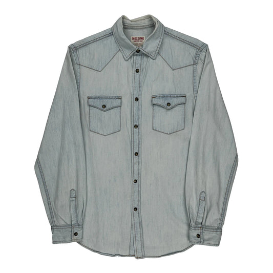 Mossimo Supply Denim Shirt - Medium Light Wash Denim