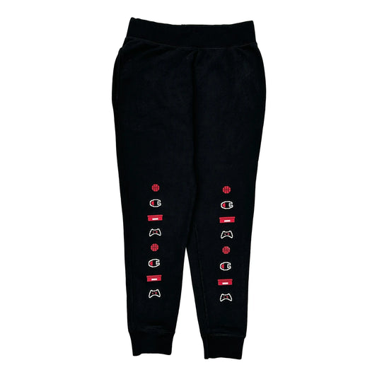 Reverse Weave Champion Joggers - Medium Black Cotton Blend