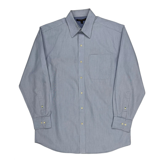 Vintage Tommy Hilfiger Shirt - Medium Blue Cotton