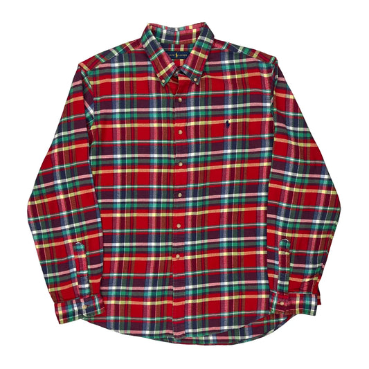 Ralph Lauren Checked Flannel Shirt - 2XL Multicoloured Cotton