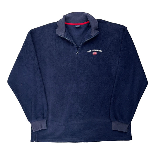 Polo By Ralph Lauren Fleece - XL Navy Polyester