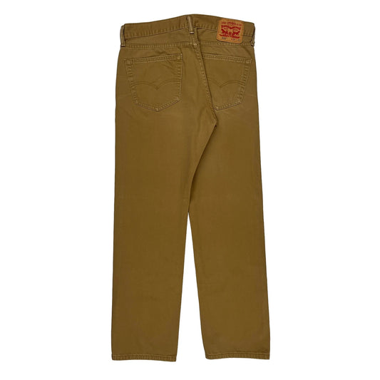 505 Levis Jeans - 32W 31L Beige Cotton