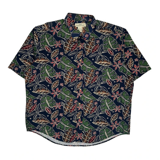 Natural Issue Hawaiian Shirt - XL Multicoloured Cotton