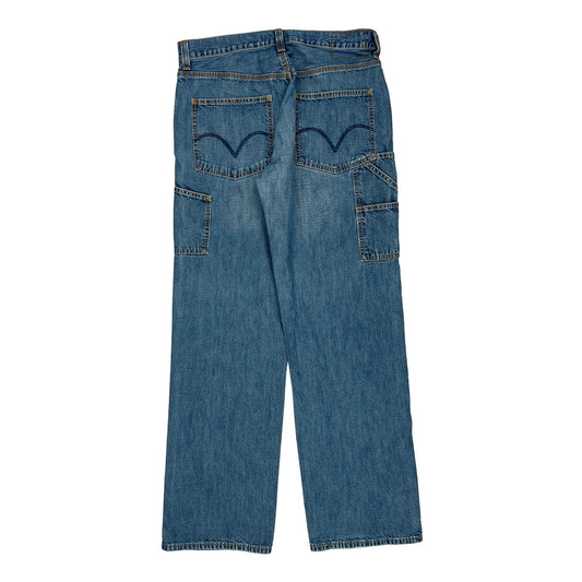 Levis Cargo Jeans - 34W 34L Blue Cotton