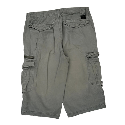 Guess Cargo Shorts - 31W 16L Grey Cotton