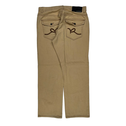 Vintage Rocawear Trousers - 36W 31L Beige Cotton