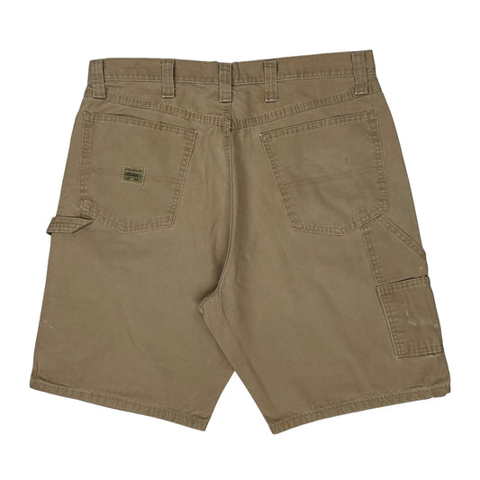 Carhartt Carpenter Shorts - 36W 10L Beige Cotton