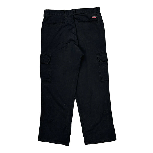Dickies Cargo Trousers - 31W 30L Black Cotton
